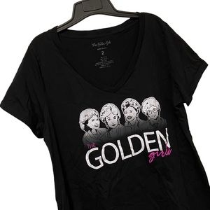 The Golden Girls Black V-Neck Tee